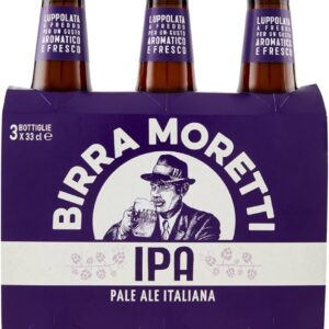MORETTI BIRRA IPA 5,2* ML.330X3