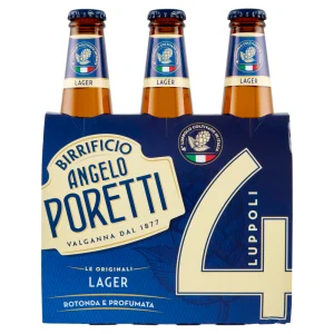 PORETTI BIRRA 4 LUPPOLI 5* ML. 330X3