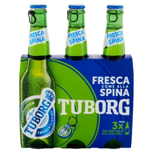 TUBORG BIRRA ML.330 X 3