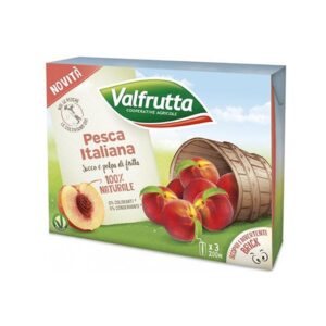 VALFRUTTA SUCCO BRIK PESCA ML.200X3