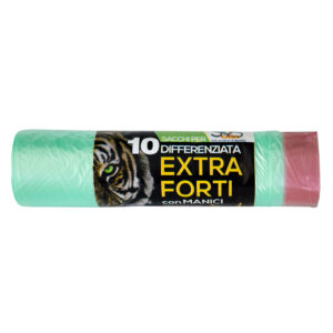SACCO VERDE PER DIFFERENZIATA 70X110 PZ.10