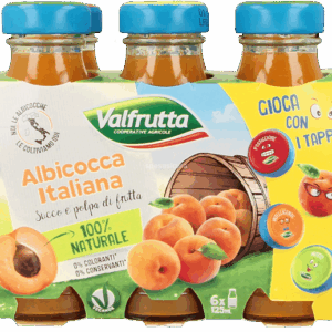 VALFRUTTA SUCCO ALBICOCCA ML.125X6